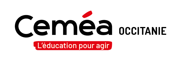 Logo CEMEA Occitanie et baseline 